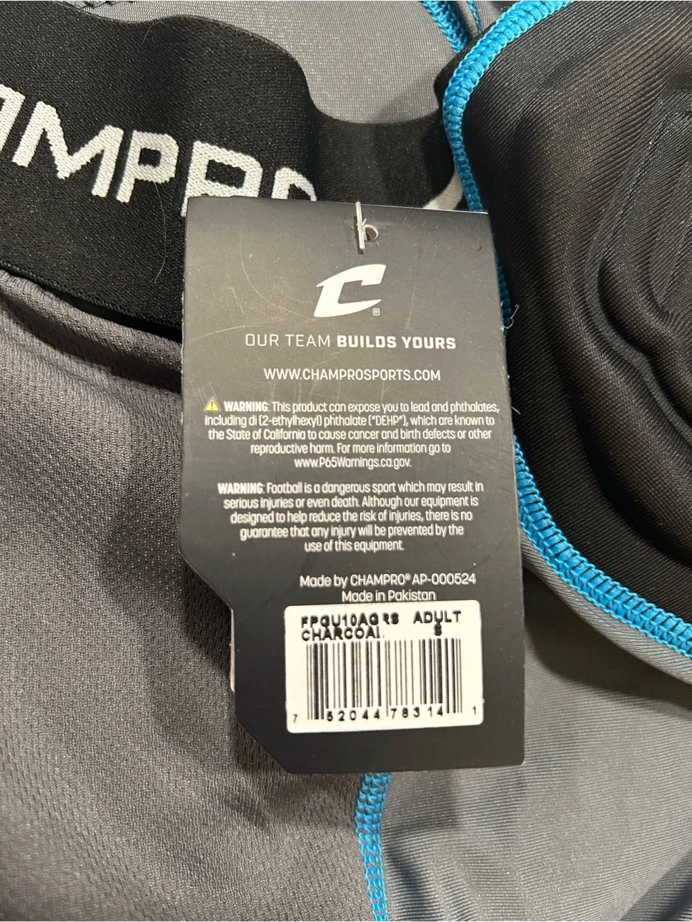 Champro Men's Bull Rush Football Girdle